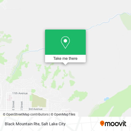 Black Mountain Rte map