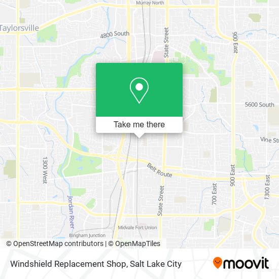 Windshield Replacement Shop map