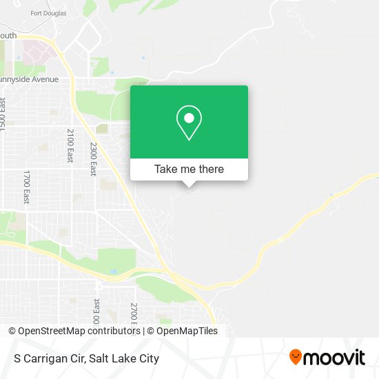 S Carrigan Cir map