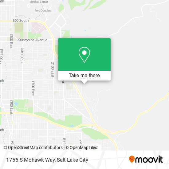 Mapa de 1756 S Mohawk Way