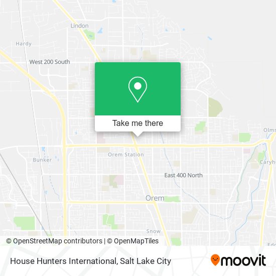 House Hunters International map