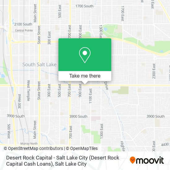 Mapa de Desert Rock Capital - Salt Lake City (Desert Rock Capital Cash Loans)