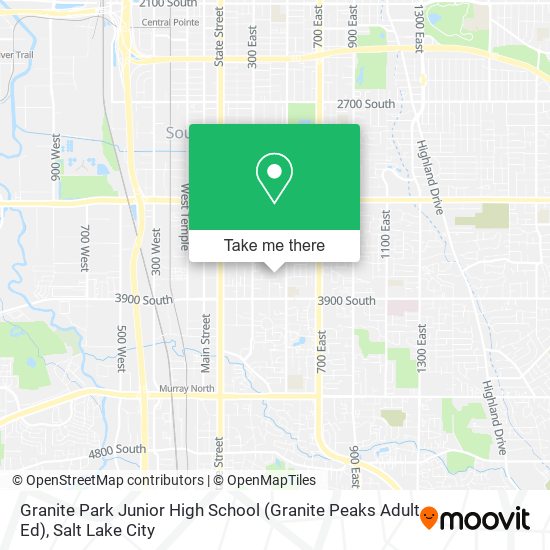 Mapa de Granite Park Junior High School (Granite Peaks Adult Ed)