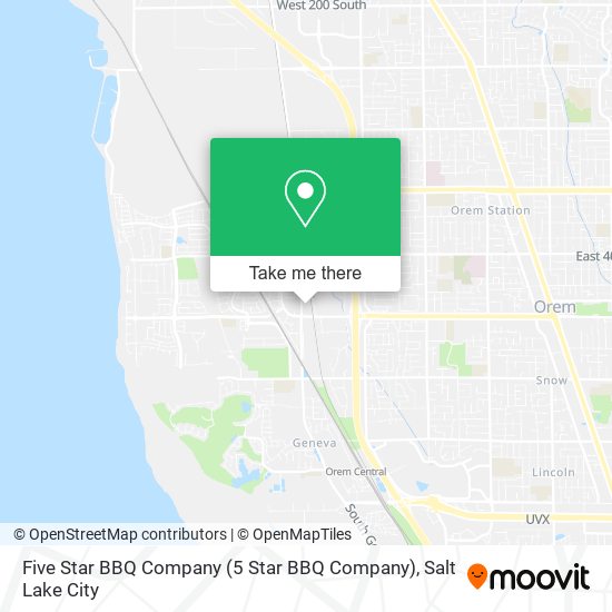 Five Star BBQ Company map