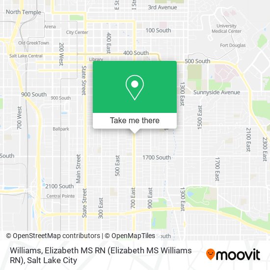 Williams, Elizabeth MS RN map