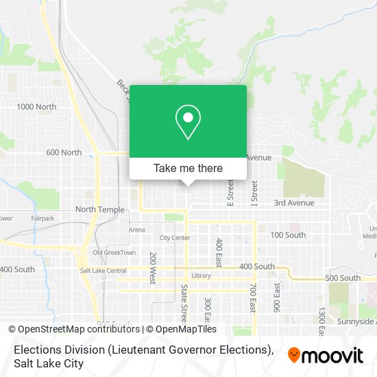 Mapa de Elections Division (Lieutenant Governor Elections)