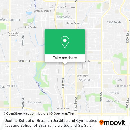 Mapa de Justins School of Brazilian Jiu Jitsu and Gymnastics