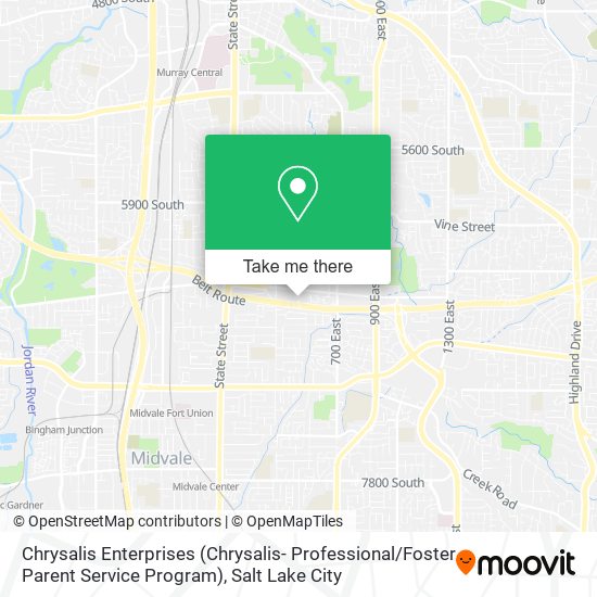 Chrysalis Enterprises (Chrysalis- Professional / Foster Parent Service Program) map