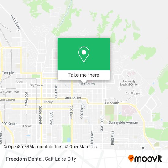 Freedom Dental map