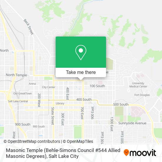 Masonic Temple (Behle-Simons Council #544 Allied Masonic Degrees) map