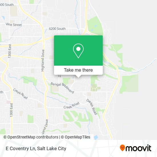 Mapa de E Coventry Ln