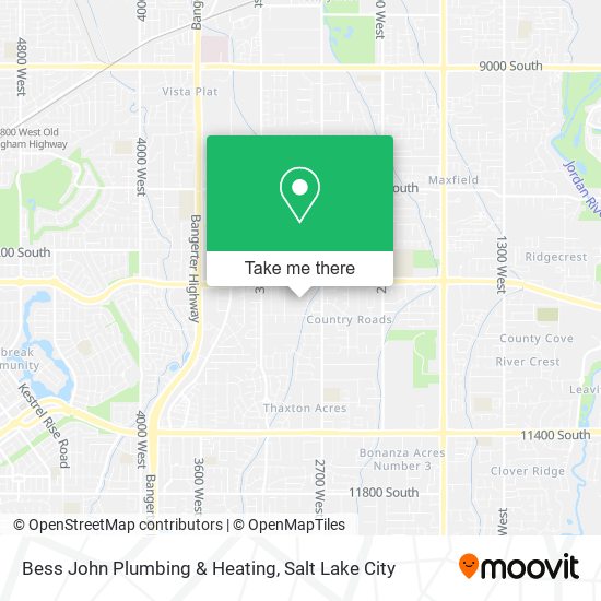 Bess John Plumbing & Heating map