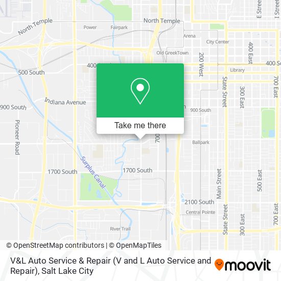 V&L Auto Service & Repair map