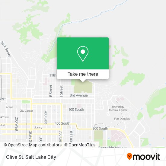 Olive St map
