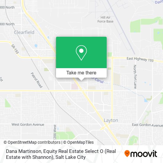 Mapa de Dana Martinson, Equity Real Estate Select O (Real Estate with Shannon)
