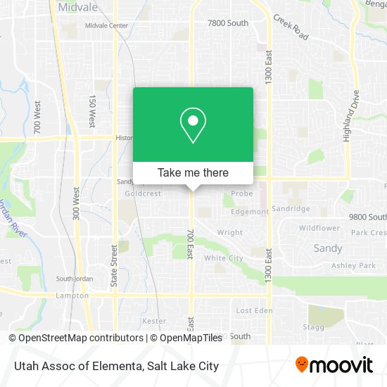 Utah Assoc of Elementa map