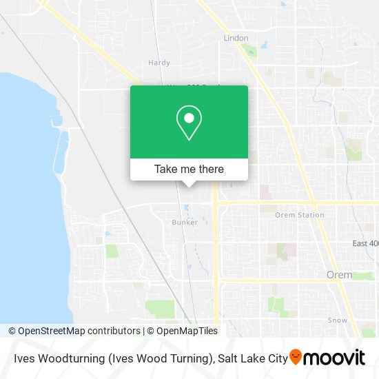 Mapa de Ives Woodturning (Ives Wood Turning)