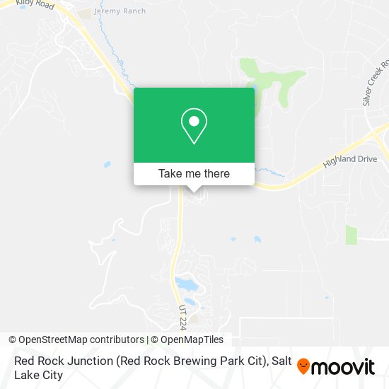 Red Rock Junction (Red Rock Brewing Park Cit) map