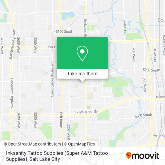 Inksanity Tattoo Supplies (Super A&M Tattoo Supplies) map