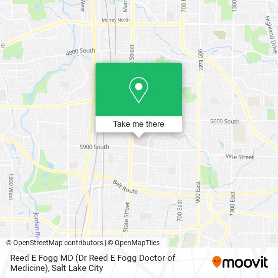 Reed E Fogg MD (Dr Reed E Fogg Doctor of Medicine) map