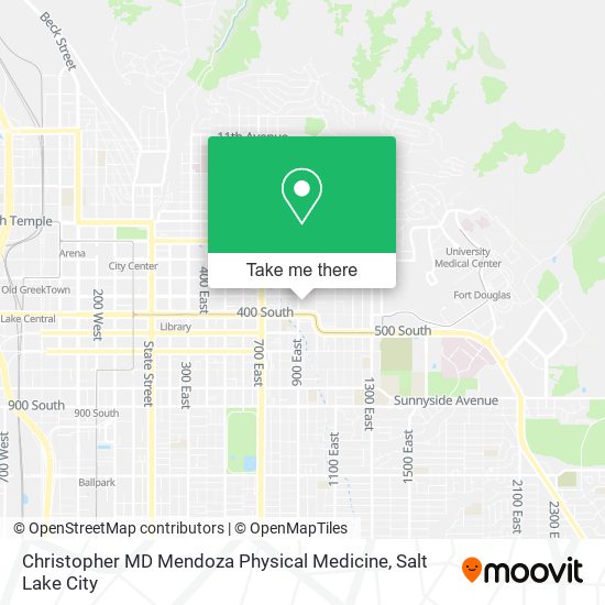 Christopher MD Mendoza Physical Medicine map