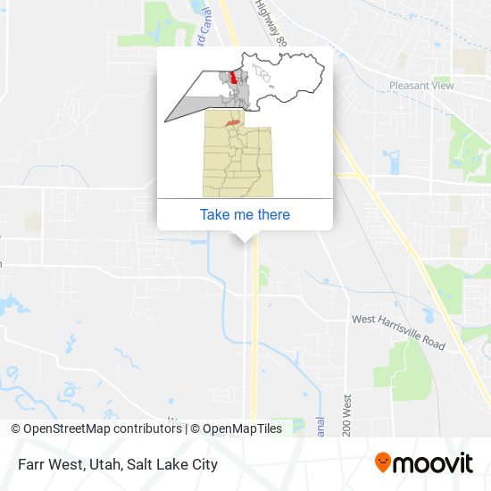 Farr West, Utah map