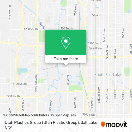 Mapa de Utah Plastics Group (Utah Plastic Group)