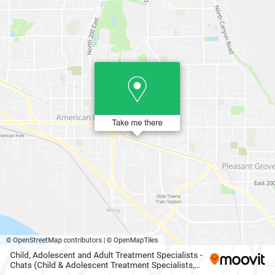 Child, Adolescent and Adult Treatment Specialists - Chats map