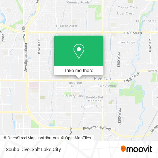 Scuba Dive map