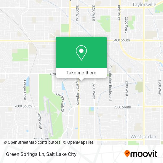 Mapa de Green Springs Ln