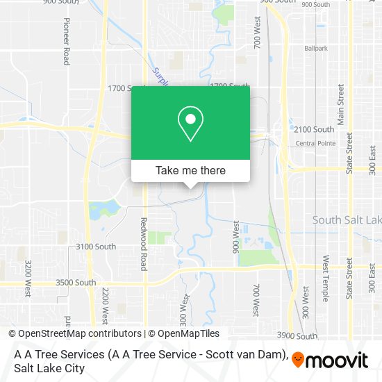 Mapa de A A Tree Services (A A Tree Service - Scott van Dam)
