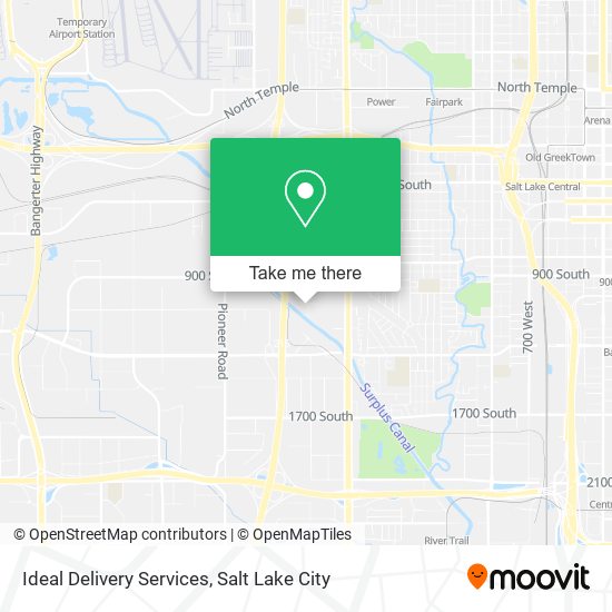 Ideal Delivery Services map