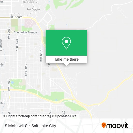 S Mohawk Cir map