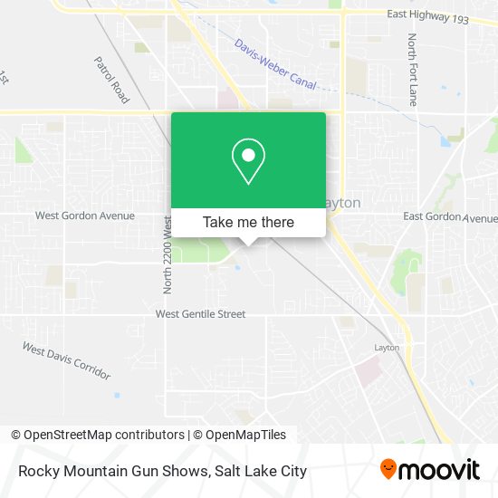 Rocky Mountain Gun Shows map