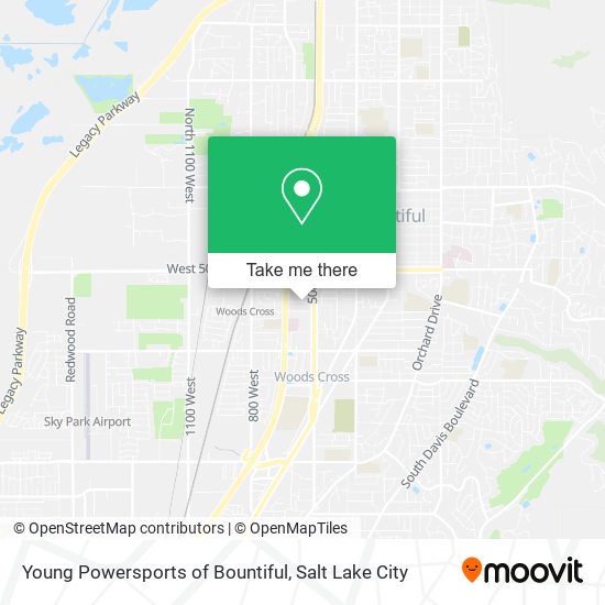 Young Powersports of Bountiful map