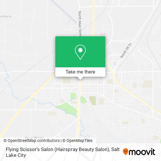 Flying Scissor's Salon (Hairspray Beauty Salon) map
