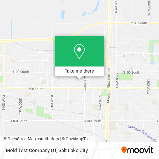 Mapa de Mold Test Company UT
