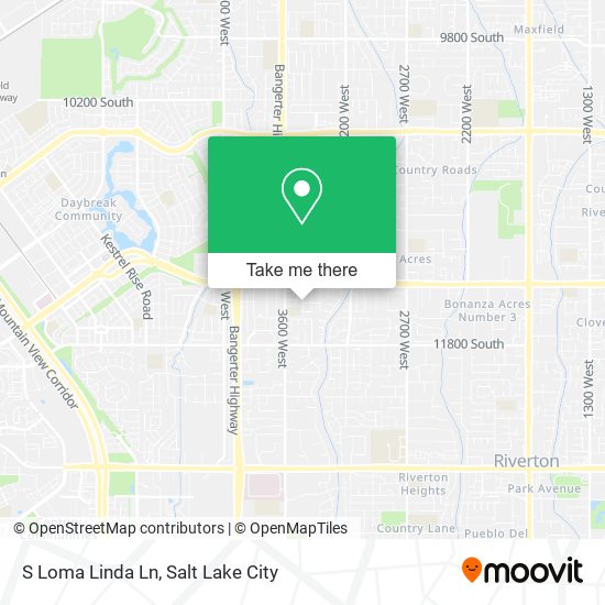 S Loma Linda Ln map