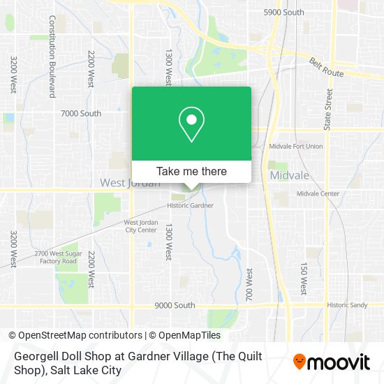 Mapa de Georgell Doll Shop at Gardner Village (The Quilt Shop)