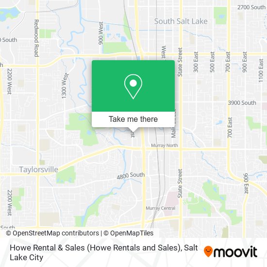 Howe Rental & Sales (Howe Rentals and Sales) map