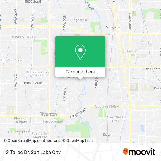S Tallac Dr map