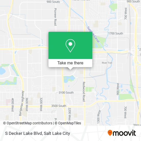 Mapa de S Decker Lake Blvd