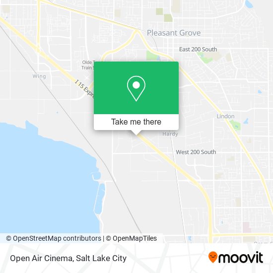 Open Air Cinema map