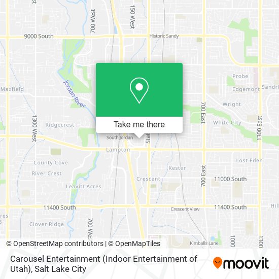 Mapa de Carousel Entertainment (Indoor Entertainment of Utah)