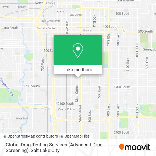 Global Drug Testing Services (Advanced Drug Screening) map