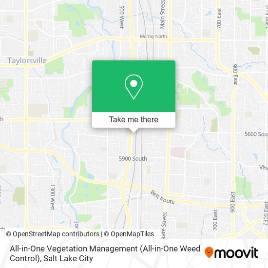 All-in-One Vegetation Management (All-in-One Weed Control) map
