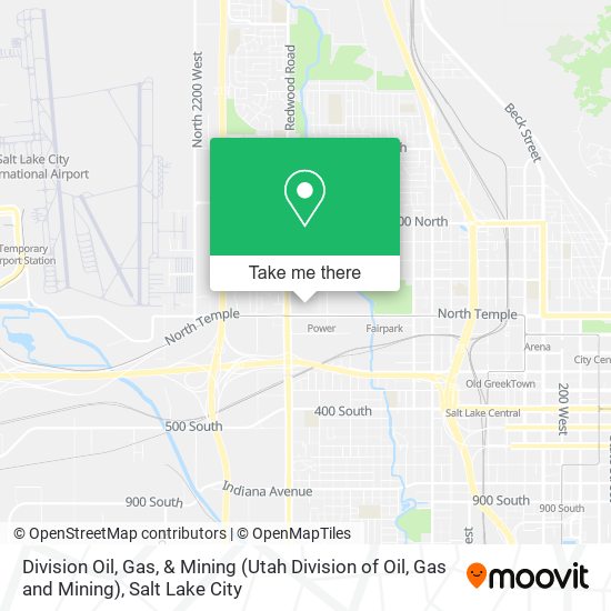 Mapa de Division Oil, Gas, & Mining (Utah Division of Oil, Gas and Mining)