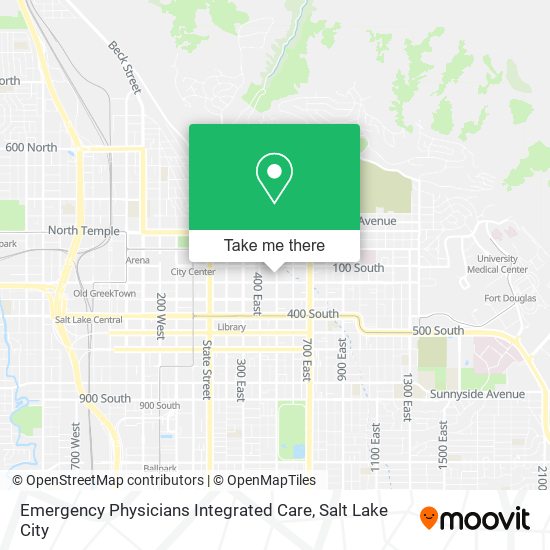 Emergency Physicians Integrated Care map