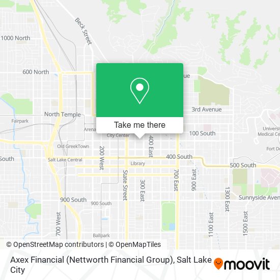 Mapa de Axex Financial (Nettworth Financial Group)