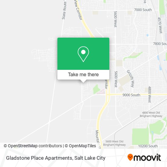 Mapa de Gladstone Place Apartments